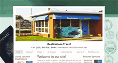 Desktop Screenshot of destinationstravel.net